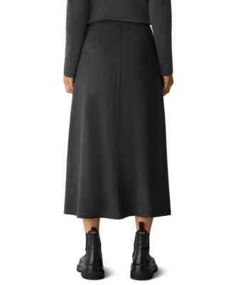 Women's Solid A-Line Skirt, Regular and Plus