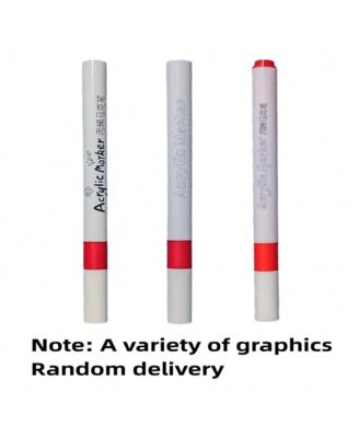 36 Pcs Acrylic Paint Pen, Multipurpose DIY Painting Acrylic Paint Pen for Home Glass Wood Stone Fabric Painting