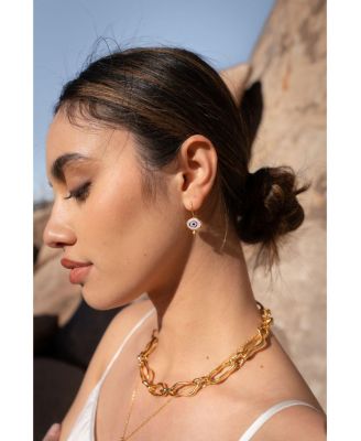 Alara Evil Eye Drop Earrings