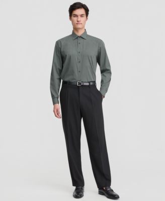 Men's Modern-Fit Solid Poplin Dress Shirt