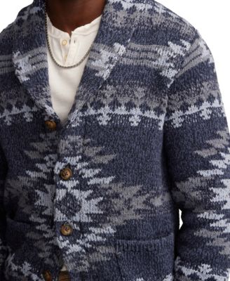 Men's Shawl Collar Cardigan Sweater