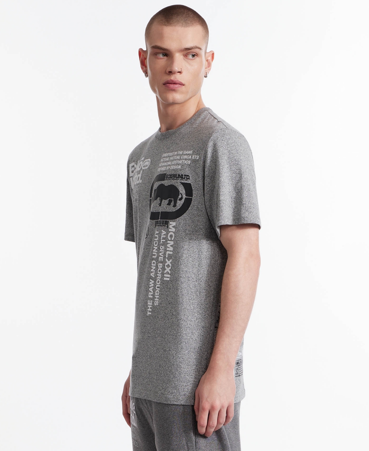 Ecko Unltd Men's Double-a Short Sleeve Knit T-Shirt