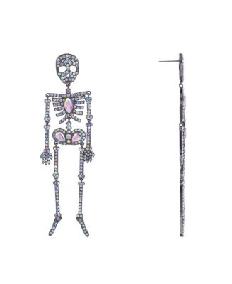 Stone Skeleton Earrings