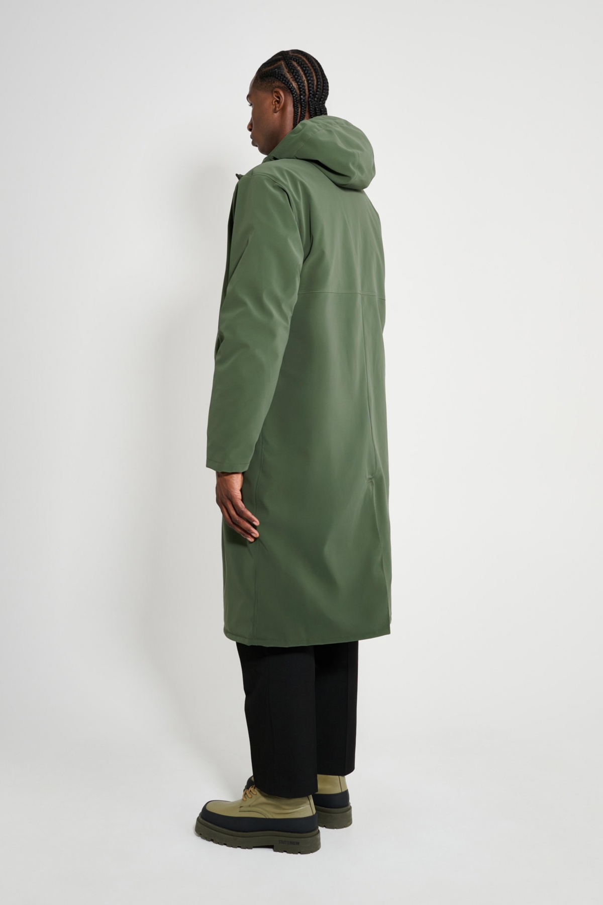 Stutterheim Men's Stockholm Long Matte Winter Coat