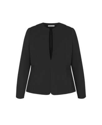 Plus Size Peyton Ponte Jacket