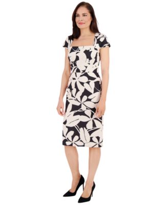 Women's Square Neck Sheath Dress