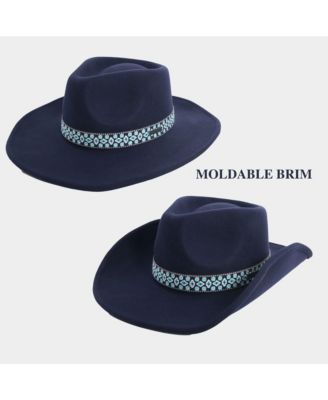 Unisex Rogue Woven Band Wool Felt Hat