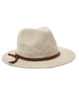 Women's Leather Cord Whetstone Sun Hat