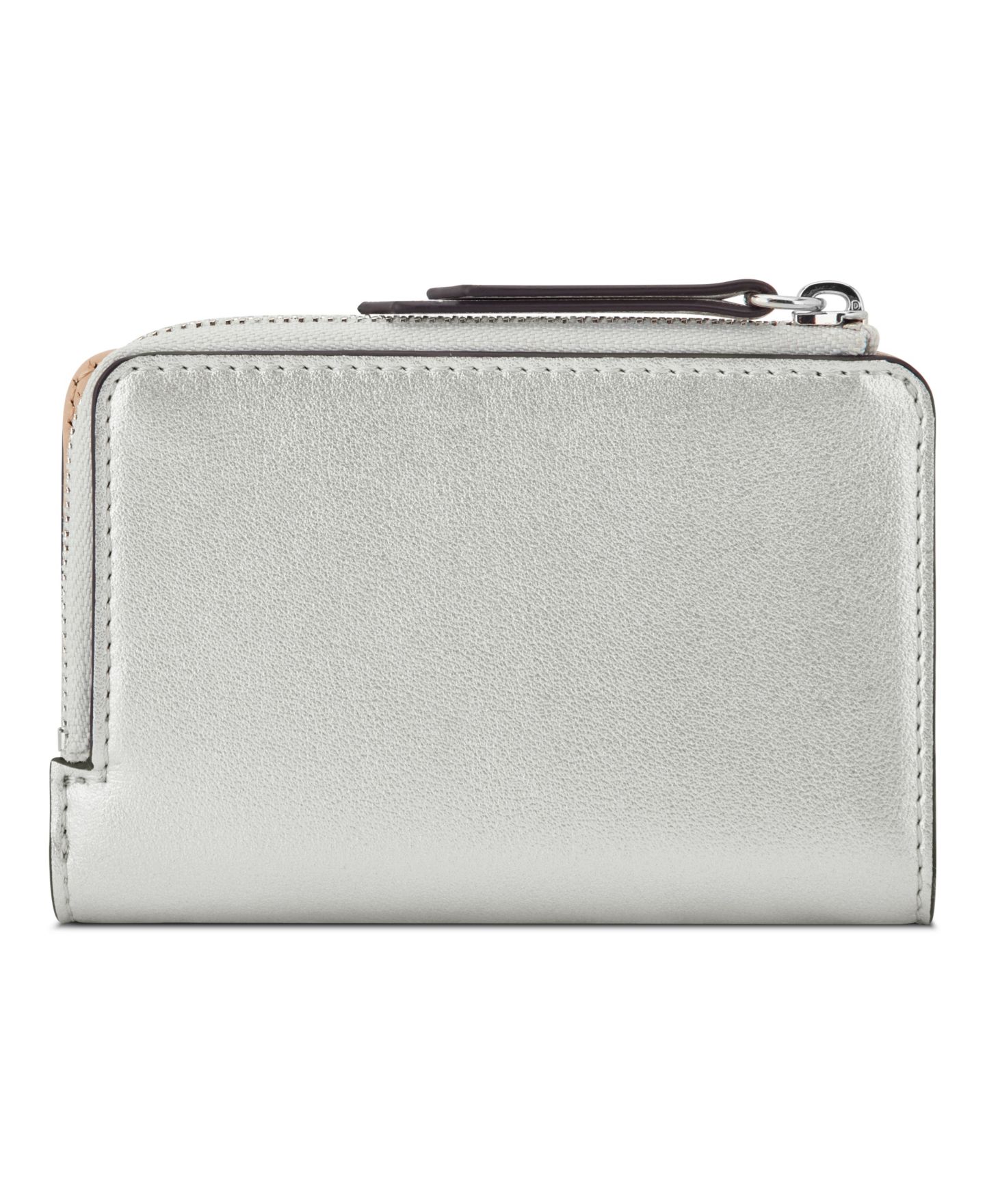 Женский кошелёк Nine West Cramer Zip Around Card Case, цвет: Серебряный — фото 2
