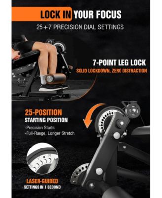 Leg Extension & Curl Machine - Adjustable 2-in-1 Cable System for Home Gym