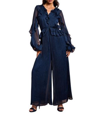 Women's Soft Chiffon Frill Jumpsuit