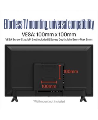 24" LED HD 720p Non-Smart TV – Flat Screen with HDMI, USB, VGA & V-Chip Parental Controls, Works with Fire Stick, Roku, Apple TV