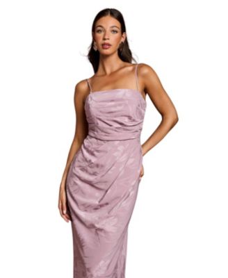 Women's Midaxi Dress With Wrap Skirt