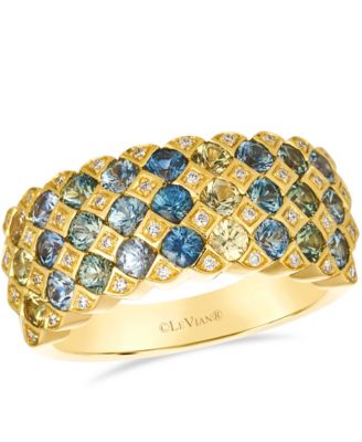 Le Vian - Montana Sapphire (1.62 ct. t.w.) and Nude Diamond (0.16 ct. t.w.) Ring in 14K Honey Gold