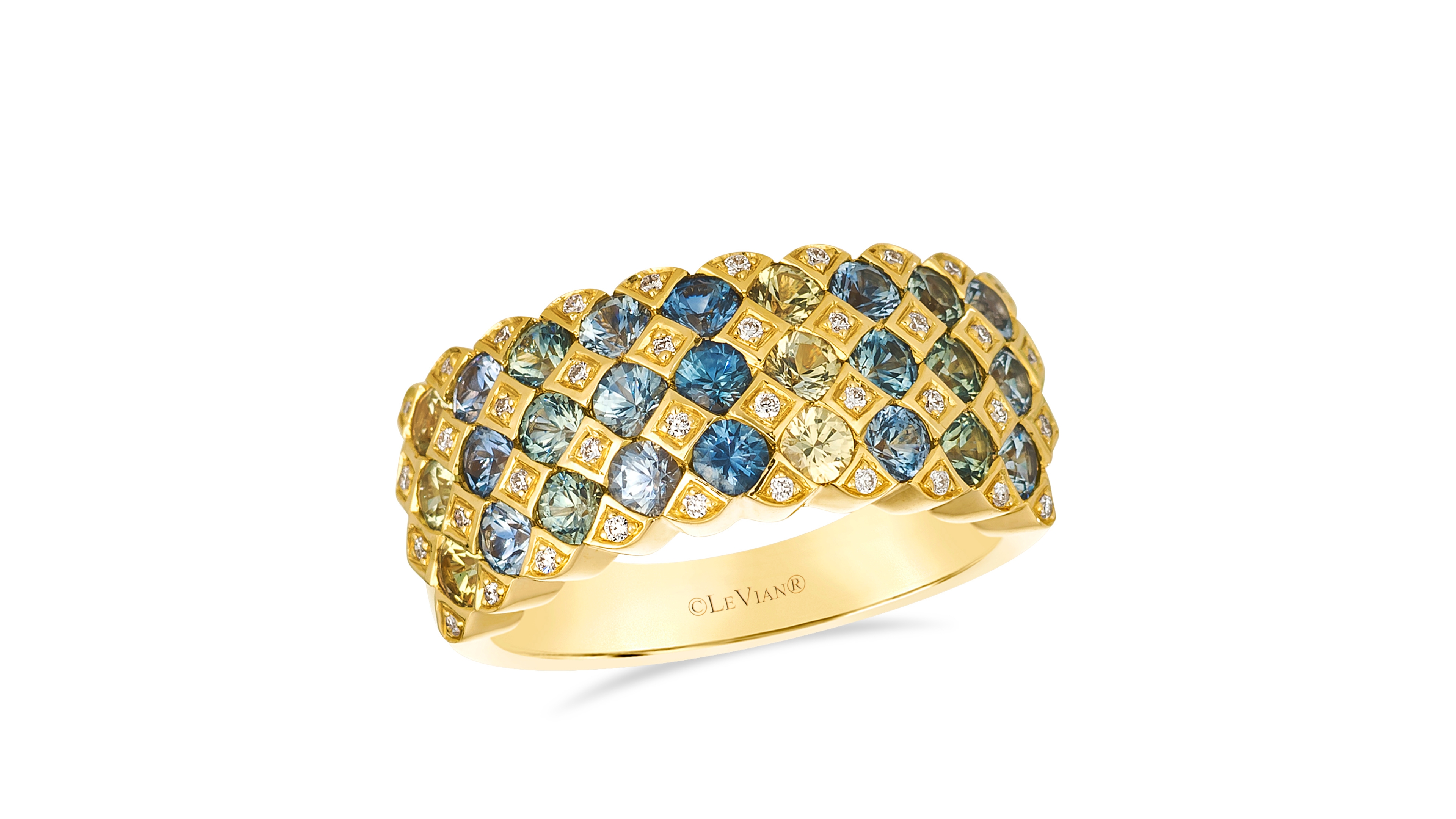 Le Vian Montana Sapphire (1.62 ct. t.w.) and Nude Diamond (0.16 Ring 14K Honey Gold