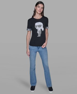 Women's Logo Detail Short-Sleeve T-Shirt