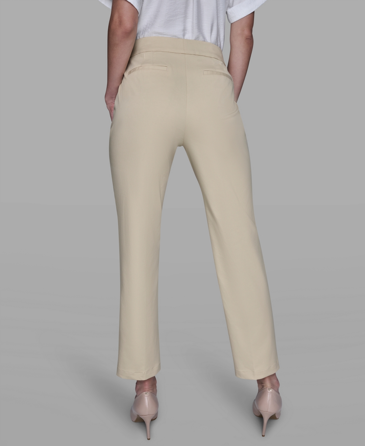 Karl Lagerfeld Paris Women's Straight Ankle Pants
