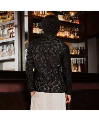 Men's Charcoal Grey Nimbus Dark-Tone Shirt