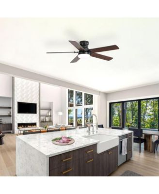 42 Inch 5 Blade Ceiling Fan with LED Lights and Remote Control
