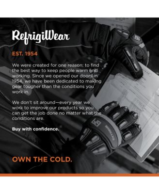 Men's Extreme Freezer Gloves with Touch-Rite Nib - Insulated, Impact Protection, Touchscreen Compatible Work Gloves for -30°F