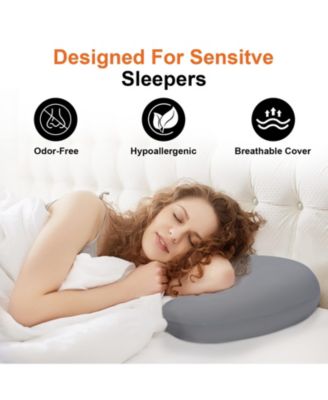 Ergonomic Memory Foam Cervical Pillow – Neck Pain Relief & Support for Side and Back Sleepers