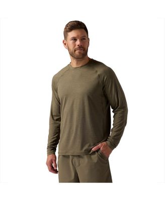 Men's Destination Long-Sleeve Crew Top Performance Shirts Long Sleeve