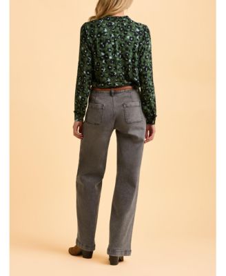 Women's Mylla Long Sleeve Leopard Print Shirt