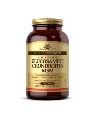Triple Strength Glucosamine Chondroitin MSM (Shellfish-Free) Tablets ,Shellfish-Free 120 Tabs