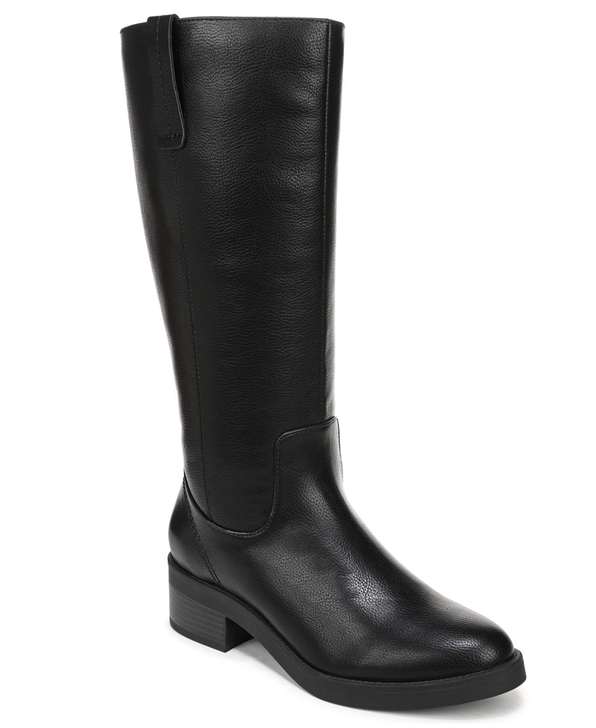Lifestride Brinley Round Toe Wide Calf Tall Boots In Black
