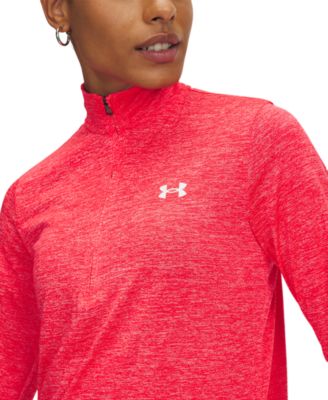 Women's Twist Tech Quarter-Zip Logo Top