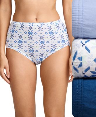Women's Elance Brief 3 Pack Underwear 1484, 1486 Extended Sizes