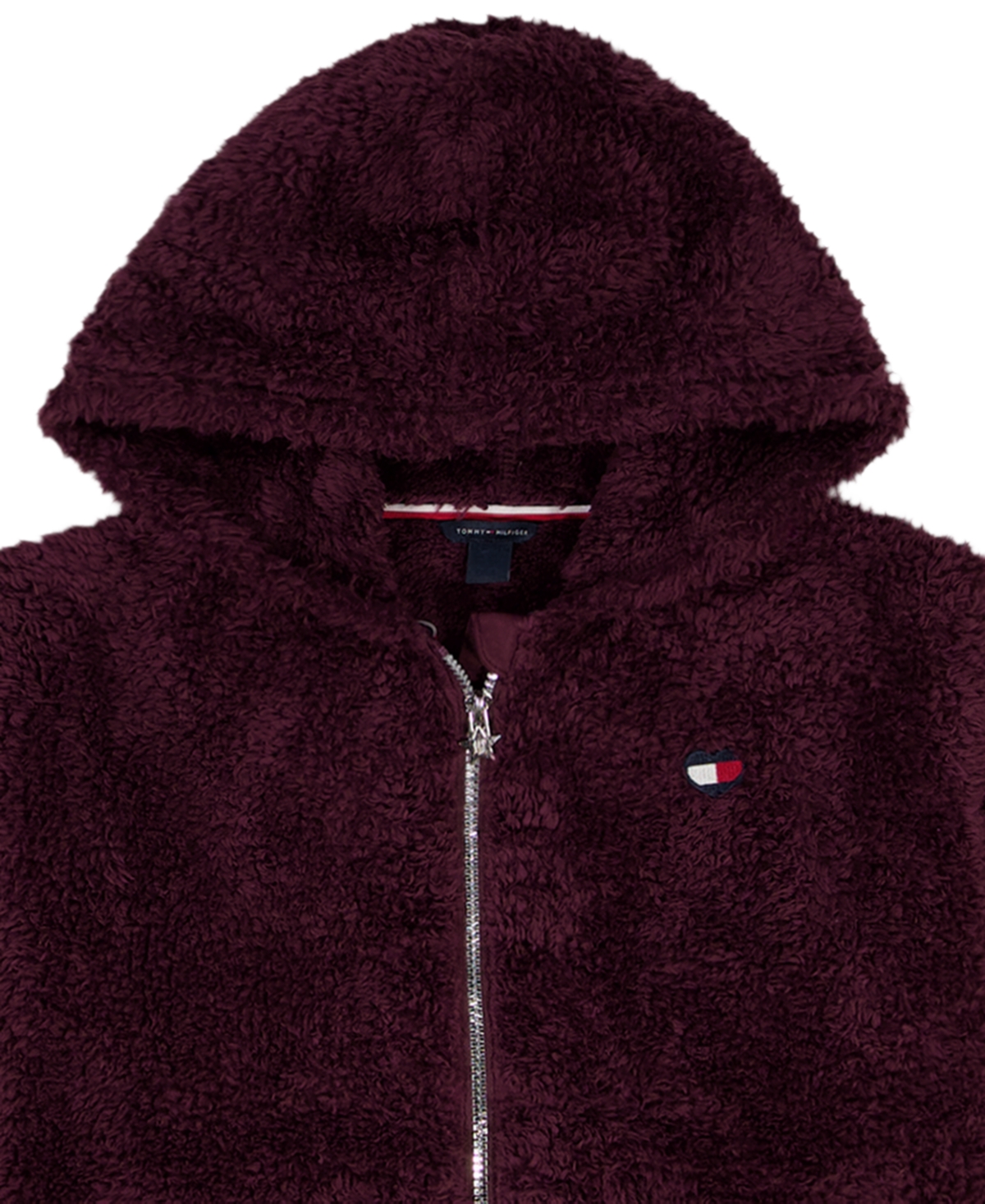 Tommy Hilfiger Girls 7-16 Minky Long-Sleeve Zip Up Hoodie