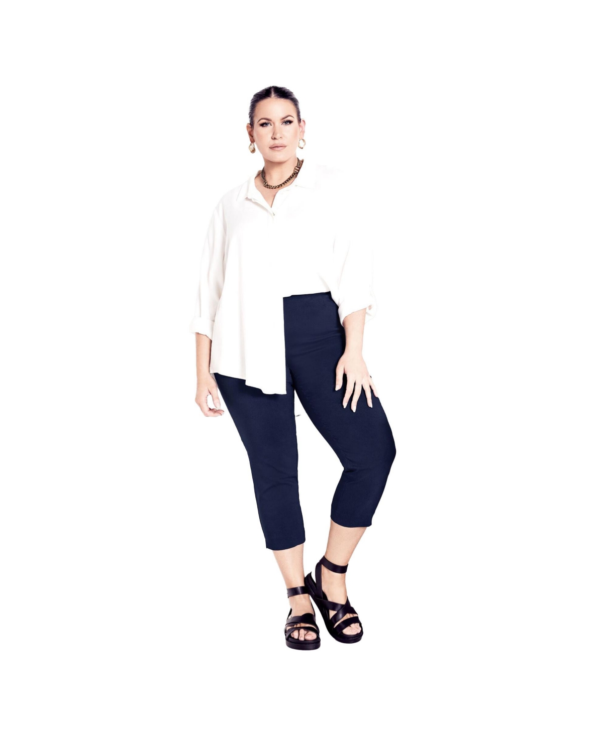 Avenue Women's Super Stretch Crop Pant