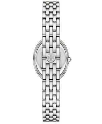 Women's The Oval Quartz Two-Hand Silver Stainless Steel, 28mm