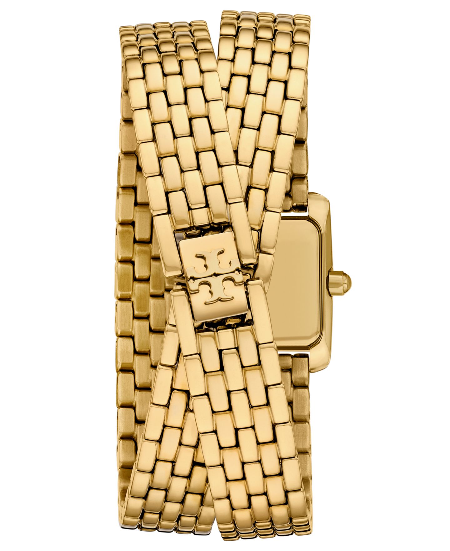 Женские часы Tory Burch The Eleanor Mini Quartz Two-Hand Gold Stainless Steel, 18mm — фото 3
