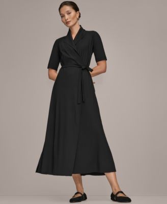 Women's Elbow-Sleeve Collared Polo Dress