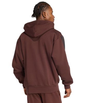 Men's Essential Three Stripes Fleece Hoodie