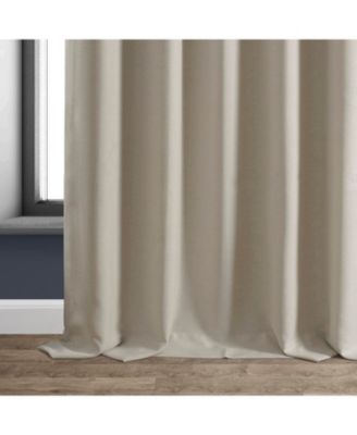 Faux Linen Hotel Blackout Curtain