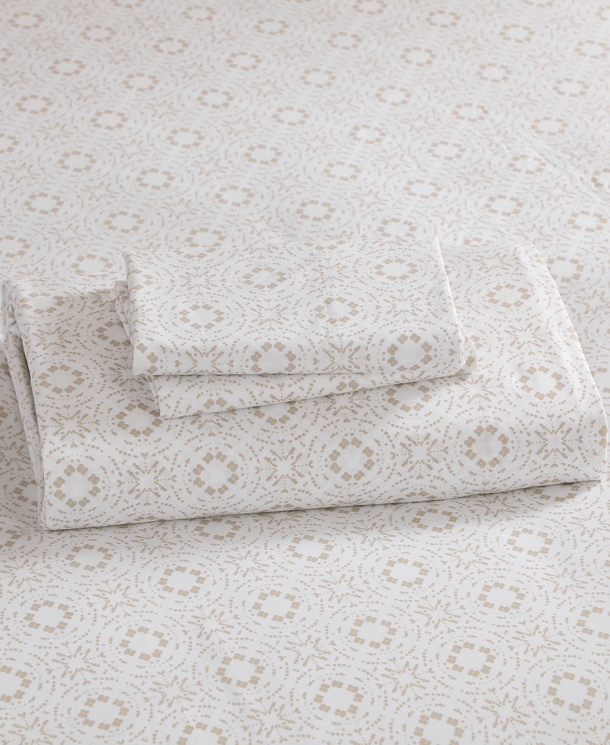 Elle Decor Printed 4-pc. Sheet Set, Queen In Gray