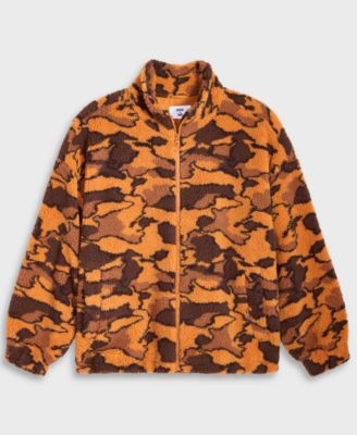 Men's Jacquard Faux-Sherpa Jacket, Macy's Exclusive