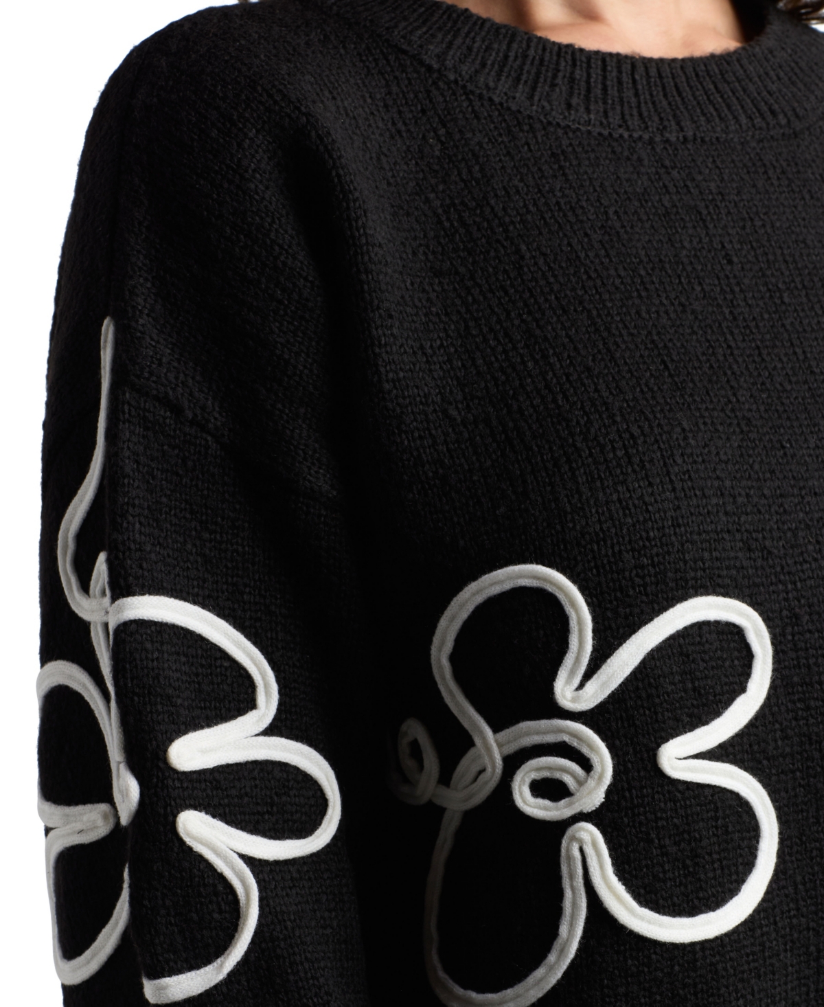 Bcx Juniors' Cropped Pull-On Long-Sleeve Sweater