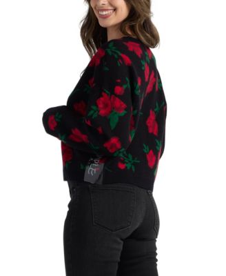 Juniors' Cropped Pull-On Sweater