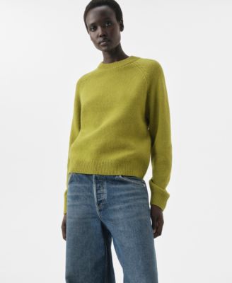 MANGO - Women's Chunky-Knit Wool Sweater