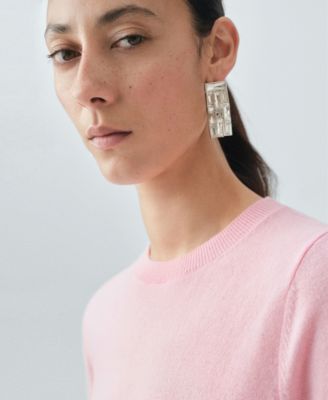 Women's Selection Short-Sleeved Wool Sweater