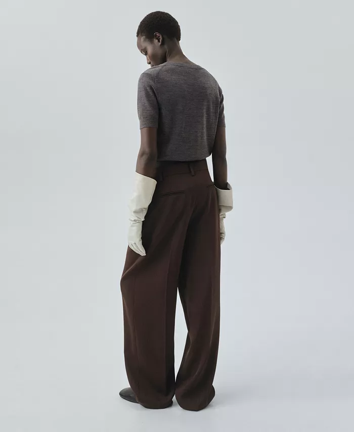 Women's Selection Wool V-Neck Sweater - thumbnail 7