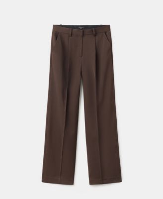 Women's Selection Pleated Straight-Leg Suit Pants