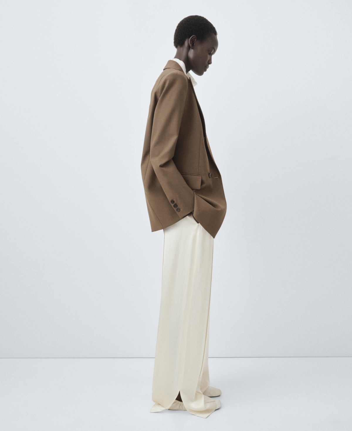 Mango Women's Double-Breasted Suit Blazer