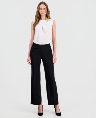 Women's High-Rise Wide-Leg Pants