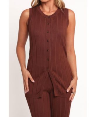 Women's Bowery Knit Set - Chocolate