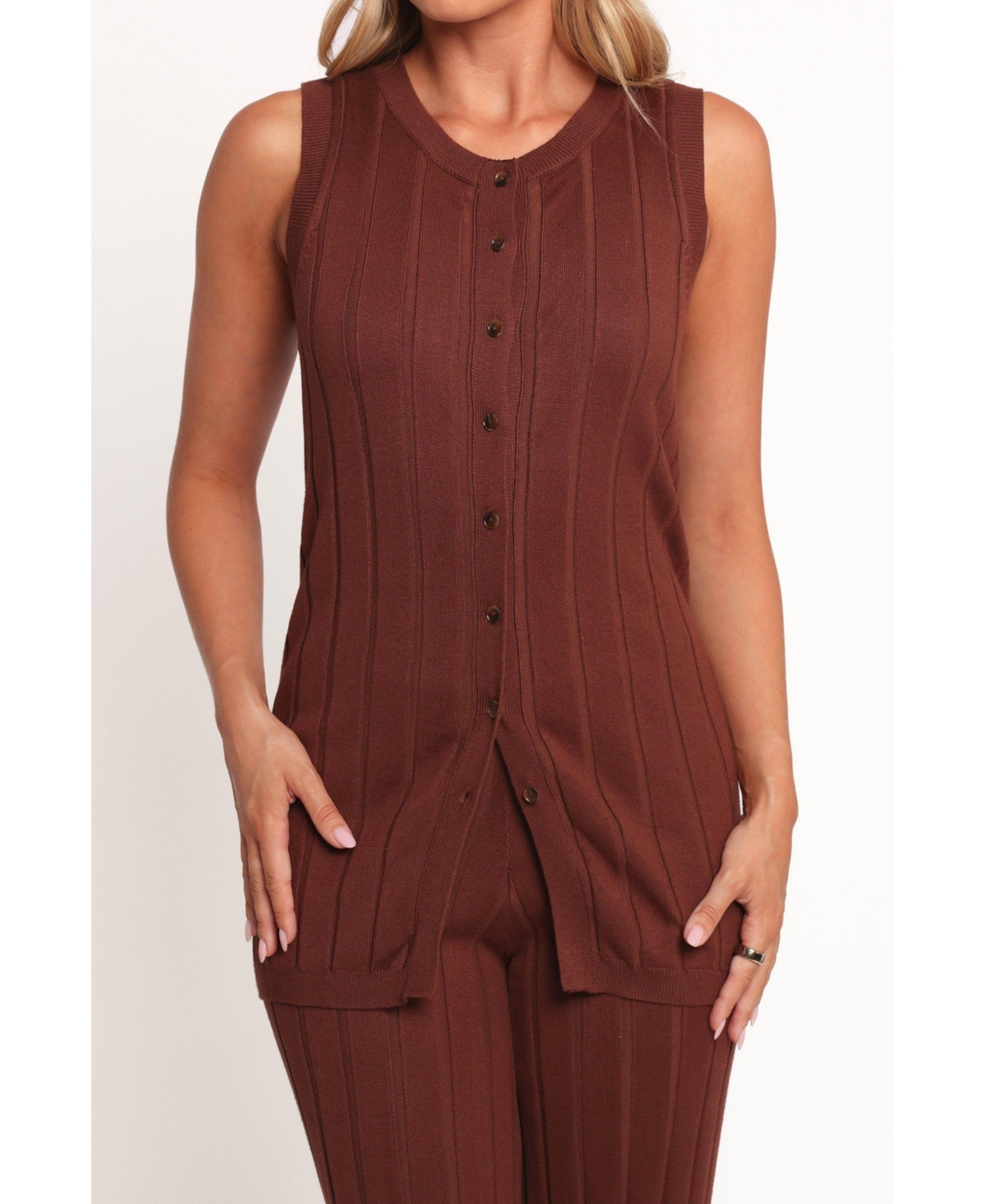 Petal and Pup Women's Bowery Knit Set - Chocolate